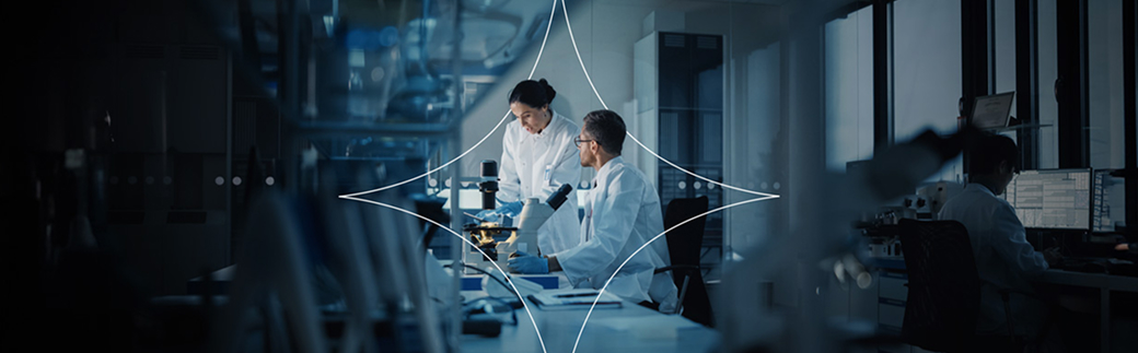 Scientists conducting cancer research in a modern laboratory, advancing cancer treatment methods.